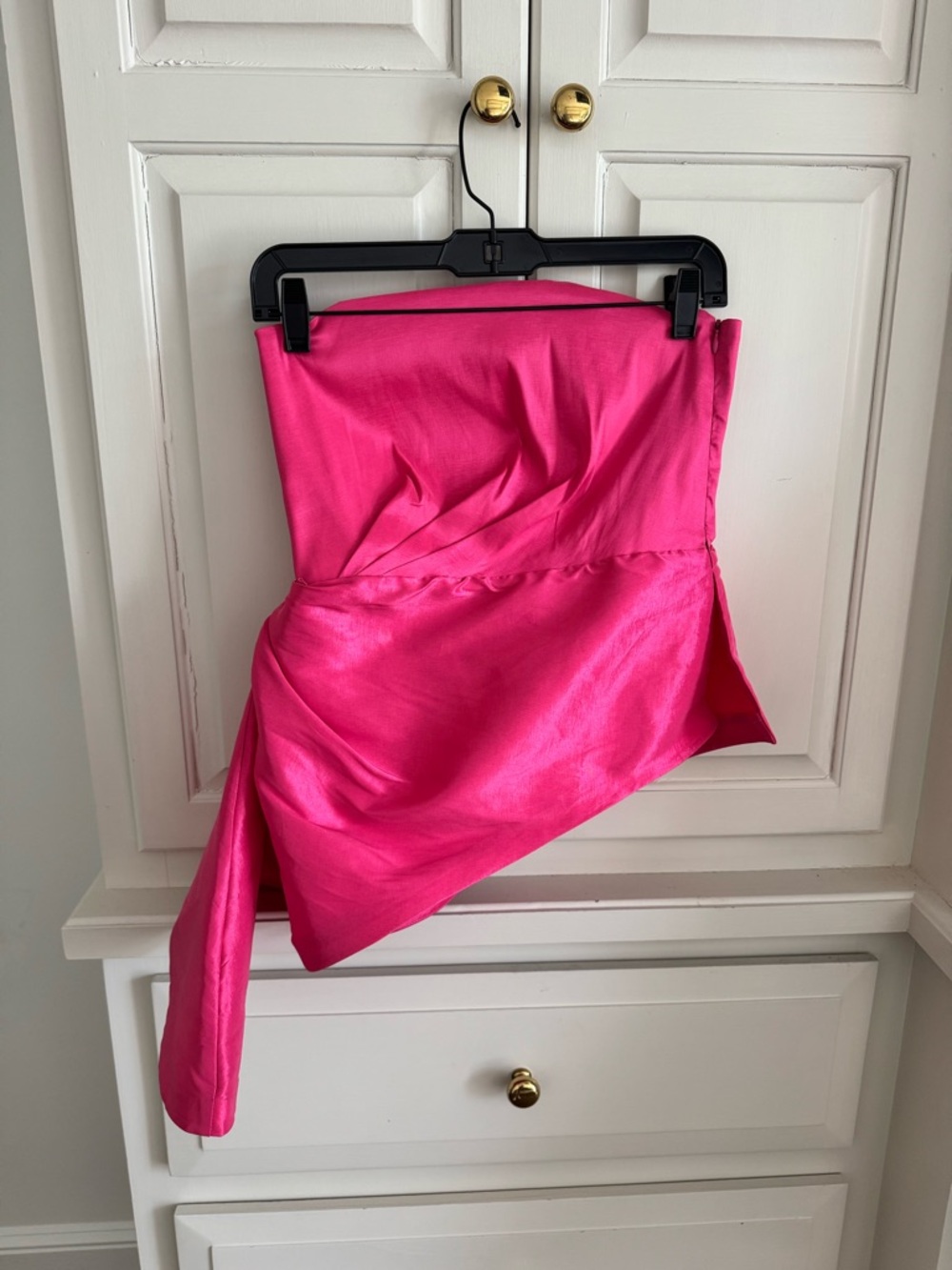 NBD Hot Pink Asymmetrical Top